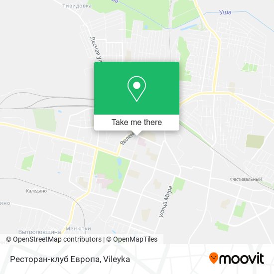 Ресторан-клуб Европа map