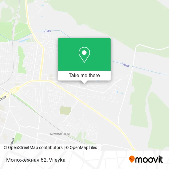Моложёжная 62 map