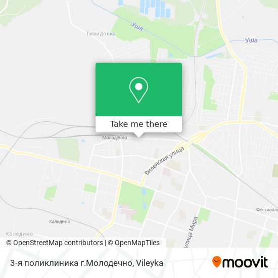 3-я поликлиника г.Молодечно map