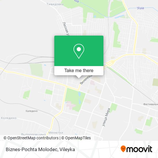 Biznes-Pochta Molodec map