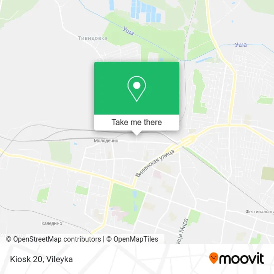 Kiosk 20 map