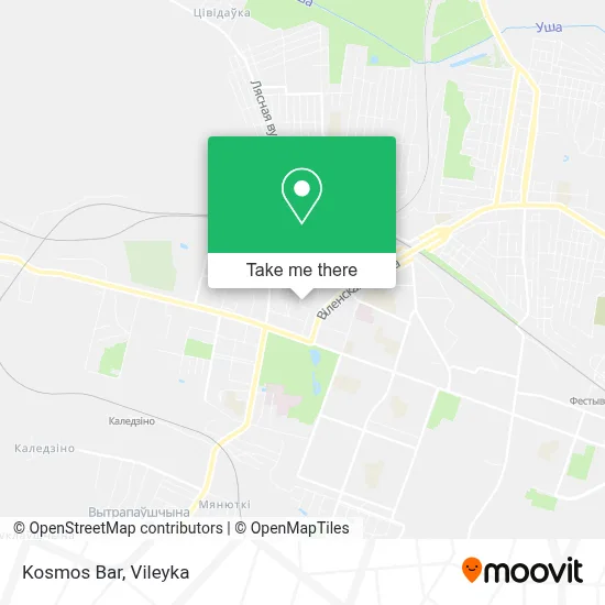 Kosmos Bar map