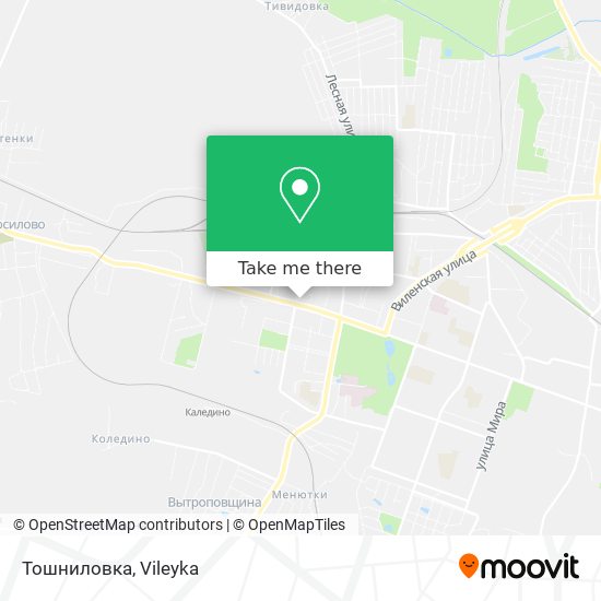 Тошниловка map
