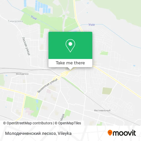 Молодечненский лесхоз map