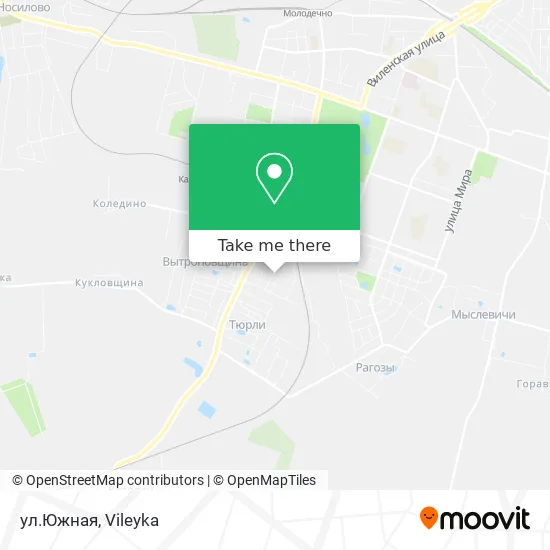 ул.Южная map