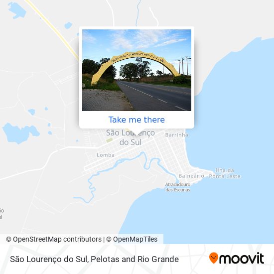 São Lourenço do Sul map