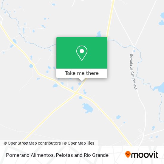 Pomerano Alimentos map