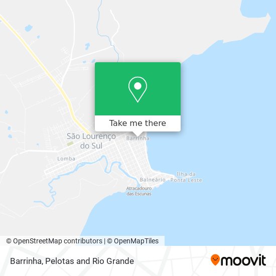 Barrinha map