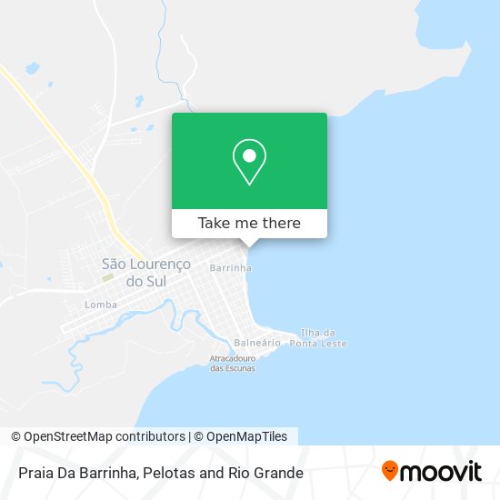 Praia Da Barrinha map