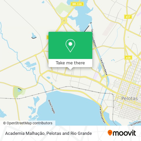 Mapa Academia Malhação