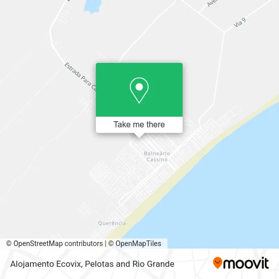 Alojamento Ecovix map