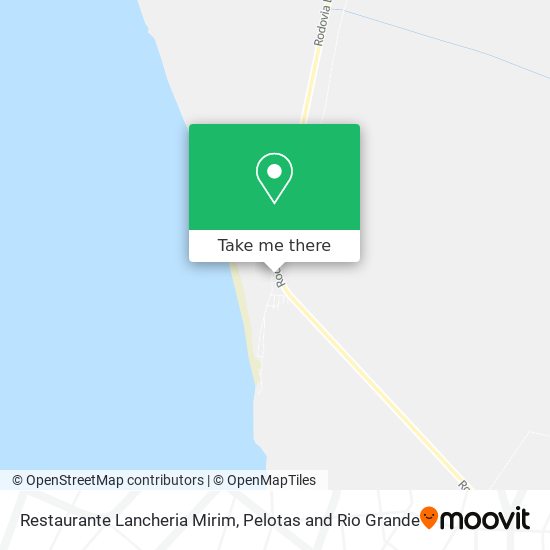 Mapa Restaurante Lancheria Mirim
