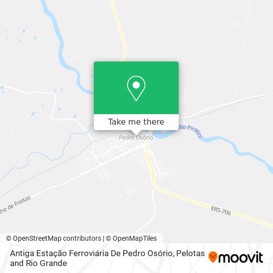 Antiga Estação Ferroviária De Pedro Osório map