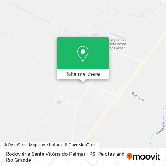 Rodoviária Santa Vitória do Palmar - RS map
