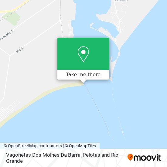 Vagonetas Dos Molhes Da Barra map