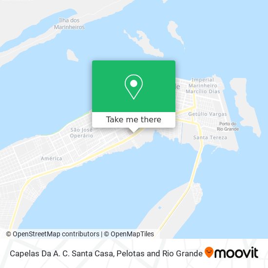 Capelas Da A. C. Santa Casa map