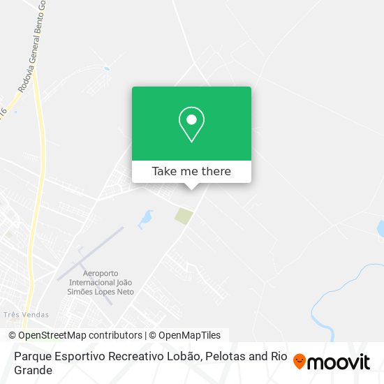 Parque Esportivo Recreativo Lobão map