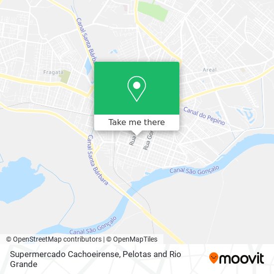 Mapa Supermercado Cachoeirense