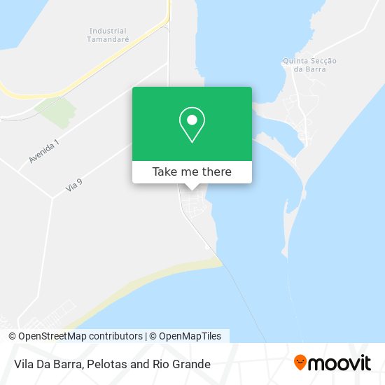 Mapa Vila Da Barra