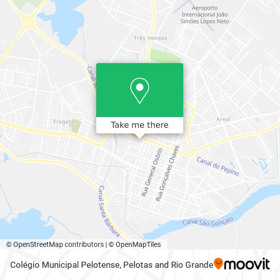Mapa Colégio Municipal Pelotense