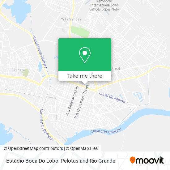 Estádio Boca Do Lobo map