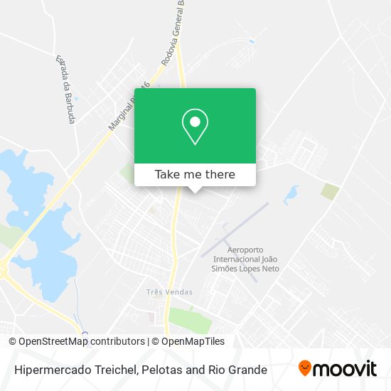 Hipermercado Treichel map