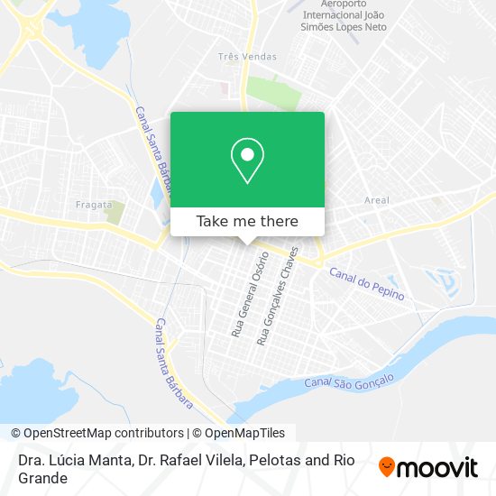 Dra. Lúcia Manta, Dr. Rafael Vilela map