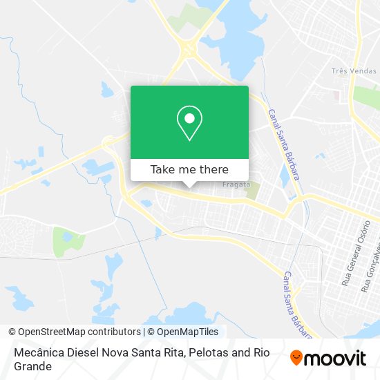 Mapa Mecânica Diesel Nova Santa Rita