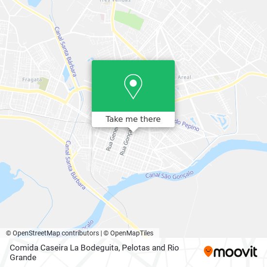 Comida Caseira La Bodeguita map