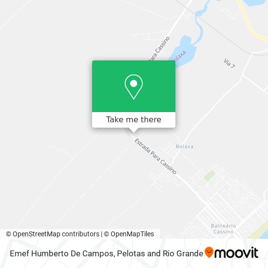 Emef Humberto De Campos map