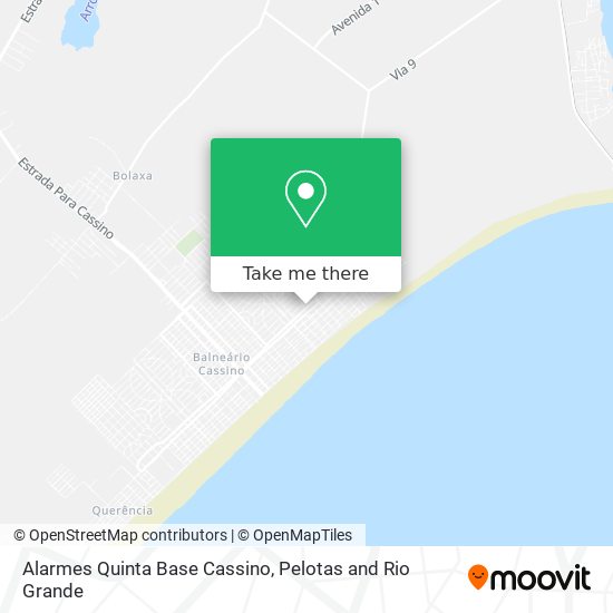 Alarmes Quinta Base Cassino map