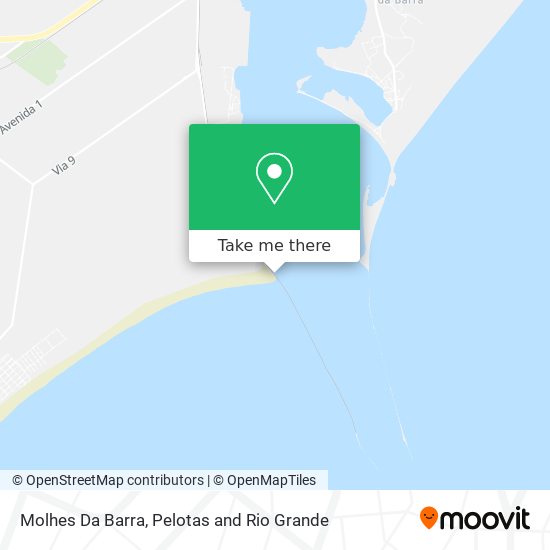 Molhes Da Barra map
