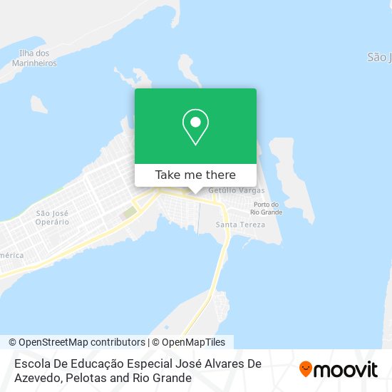 Mapa Escola De Educação Especial José Alvares De Azevedo