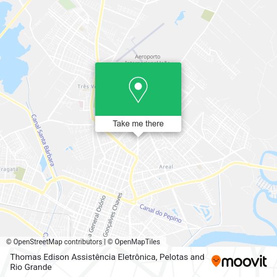 Thomas Edison Assistência Eletrônica map