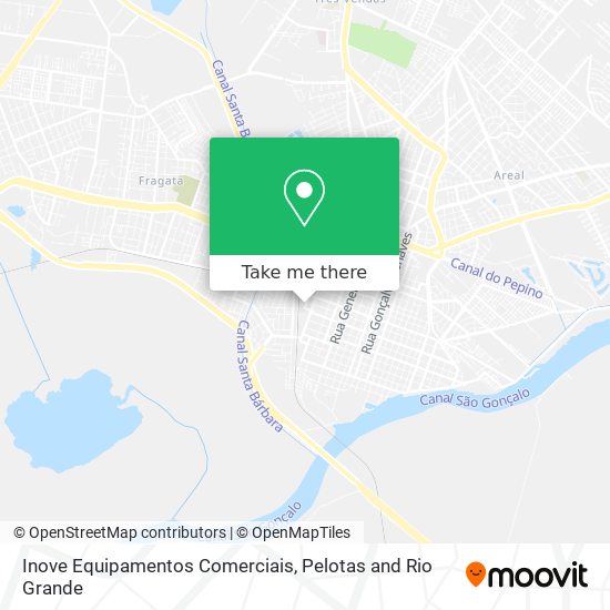 Mapa Inove Equipamentos Comerciais