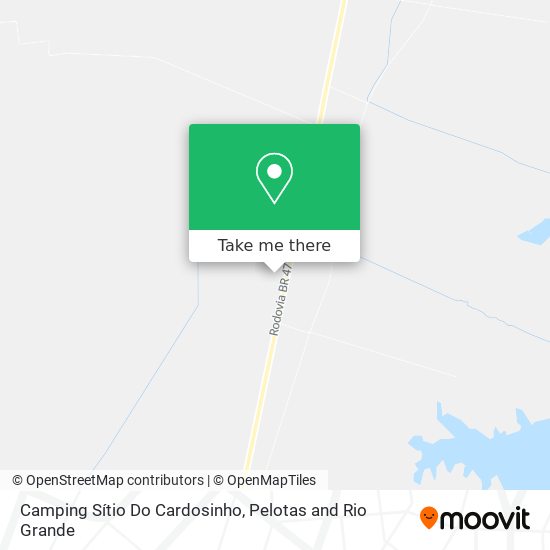 Mapa Camping Sítio Do Cardosinho