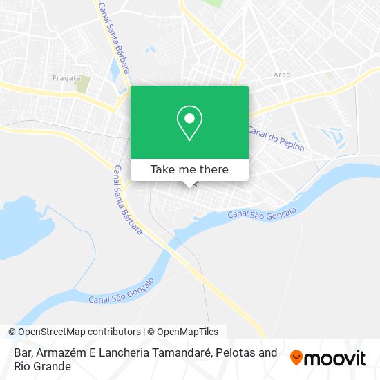 Bar, Armazém E Lancheria Tamandaré map