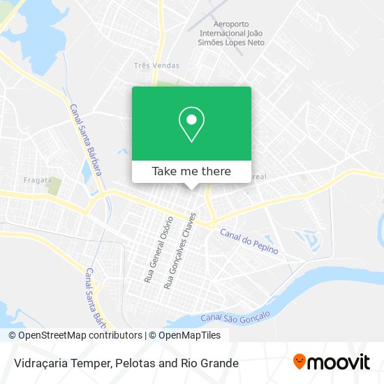 Vidraçaria Temper map