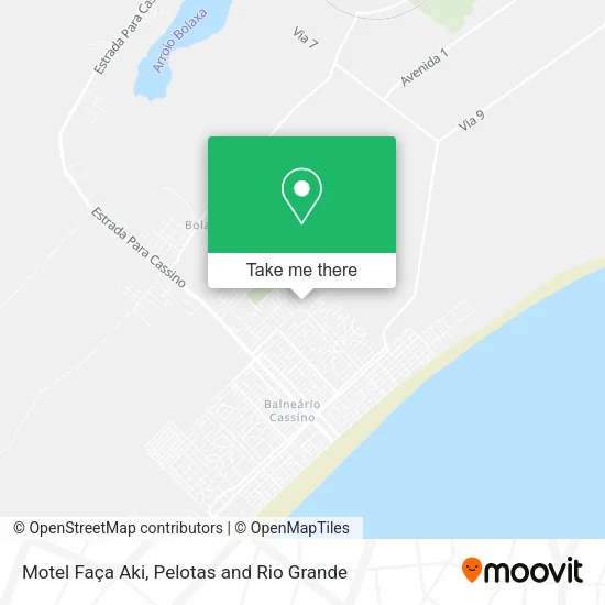 Motel Faça Aki map