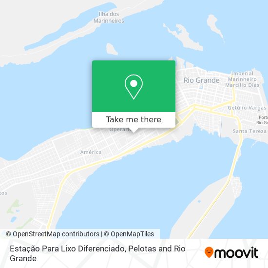 Estação Para Lixo Diferenciado map