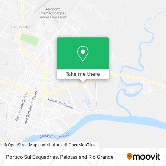 Pórtico Sul Esquadrias map