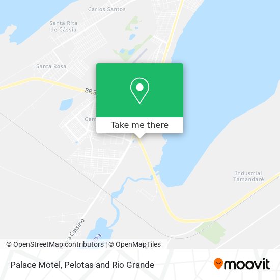 Palace Motel map
