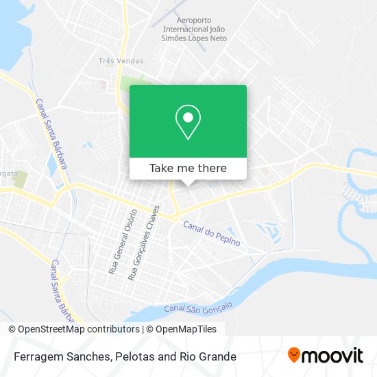 Ferragem Sanches map