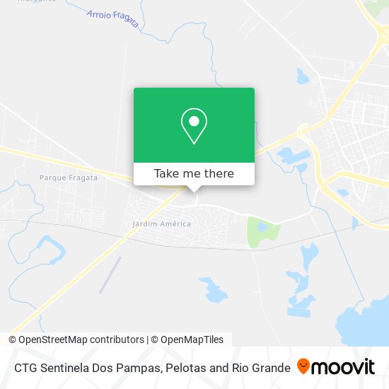 CTG Sentinela Dos Pampas map