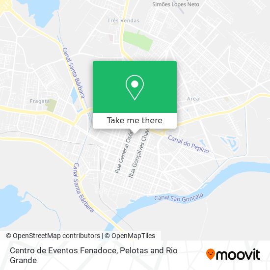 Mapa Centro de Eventos Fenadoce