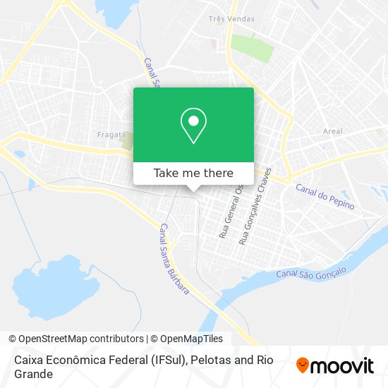 Caixa Econômica Federal (IFSul) map