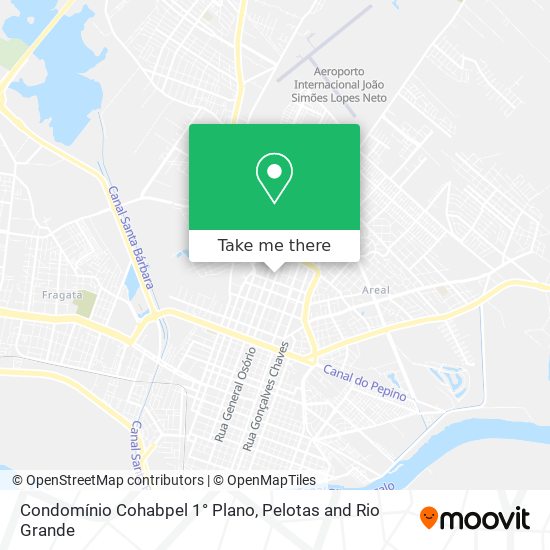 Condomínio Cohabpel 1° Plano map