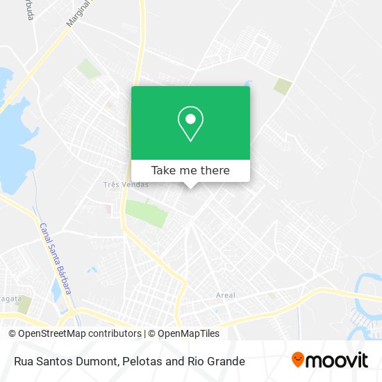 Rua Santos Dumont map