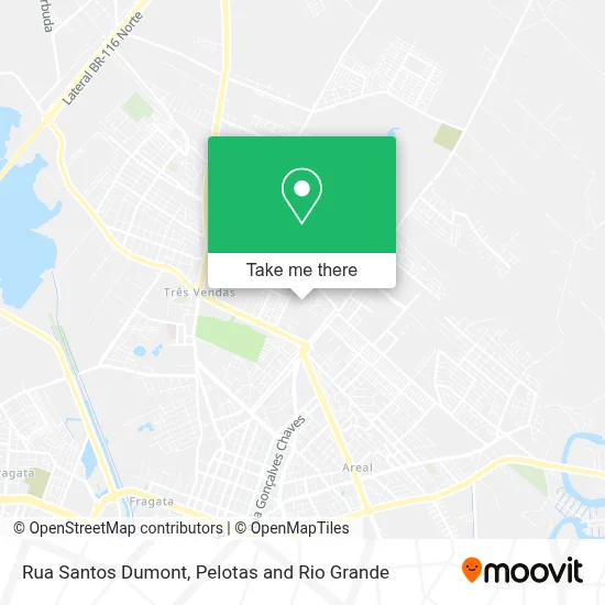 Rua Santos Dumont map