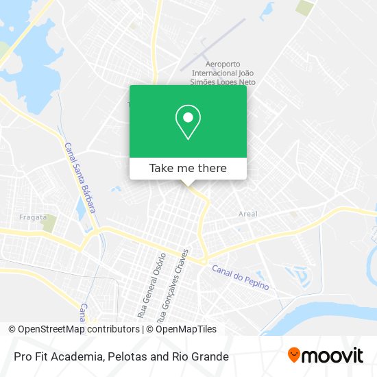 Mapa Pro Fit Academia